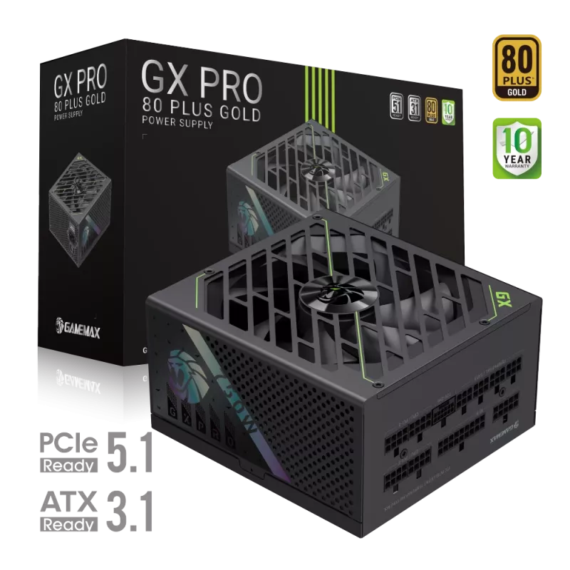 GAMEMAX GX PRO 750G 750W Alimentatore Modulare 80 PLUS Gold