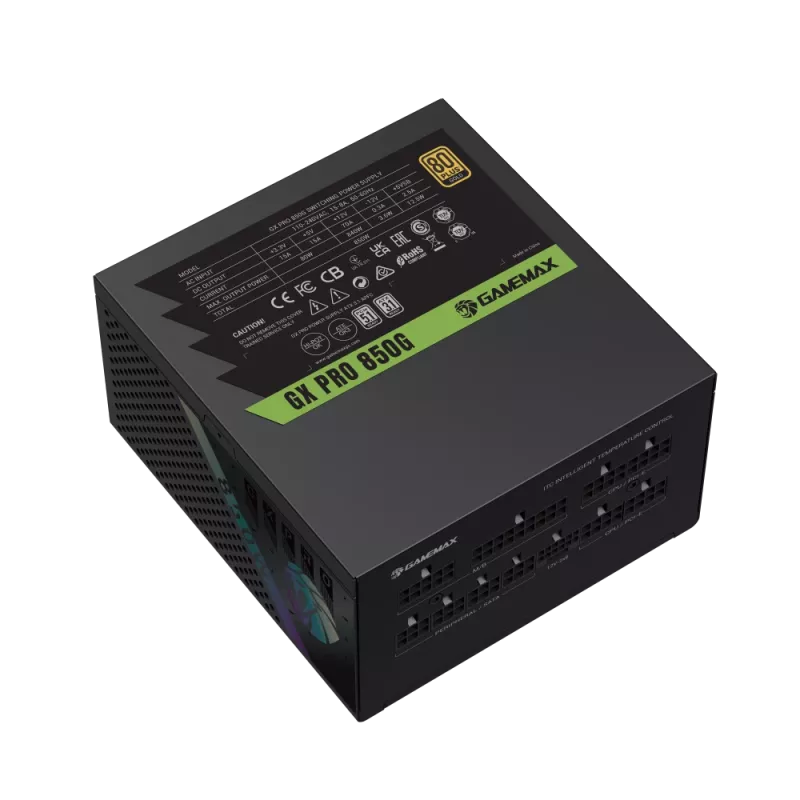 GAMEMAX GX PRO 850G 850W Alimentatore Modulare Gold