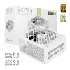 GAMEMAX GX PRO 850G WH 850W Alimentatore Modulare 80+ Gold Bianco