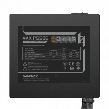 GAMEMAX MAX P550B 550W Alimentatore Bronze Non-Modulare