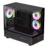 GAMEMAX NEX C31 BK Case per PC Mid-Tower, MATX/BTF, Nero