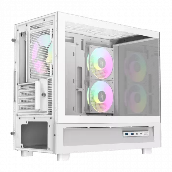 GAMEMAX NEX C31 WH Case per computer M-ATX/BTF bianco
