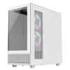 Gamemax NEX C51 WH Case per PC Mid Tower ATX/BTF Bianco
