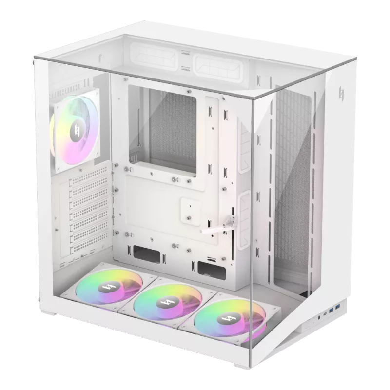 GAMEMAX NEX C56 VC WH Case ATX Bianco