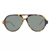 GANT GRS2003TOBLK2 Occhiali da sole rettangolari uomo - montatura nera, lenti grigie, 58 mm