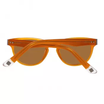 GANT Occhiali da sole unisex GRS2005MOR-1 Montatura in plastica marrone lenti in policarbonato grigie 49mm