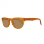 GANT Occhiali da sole unisex GRS2005MOR-1 Montatura in plastica marrone lenti in policarbonato grigie 49mm