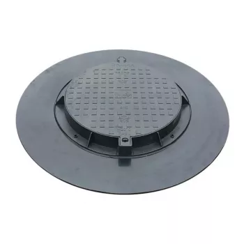 Copertura da giardino per pozzetti 780PE-B-PL1 A15 nero