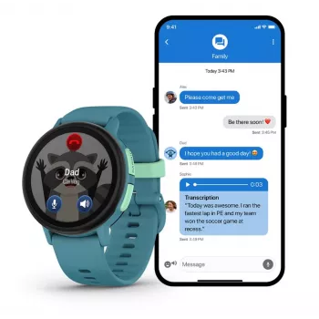 Garmin Bounce 2 GPS Wi-Fi LTE Orologio per bambini turchese