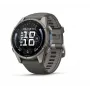 Garmin Fenix 9 – 43mm, titanio con cinturino in silicone Pebble Grey