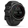 Garmin fenix 9 – 47mm, titanio Carbon Grey DLC con cinturino in silicone nero