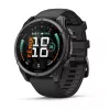 Garmin fenix 9 – 47mm, titanio Carbon Grey DLC con cinturino in silicone nero