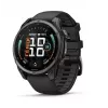 Garmin fenix 9 – 47mm, titanio Carbon Grey DLC con cinturino in silicone nero
