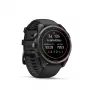Garmin fenix 9 – 47mm, titanio Carbon Grey DLC con cinturino in silicone nero