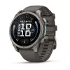 Garmin Fenix 9 – 47mm titanio con cinturino in silicone Pebble Grey