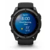 Garmin fenix 9 – 51 mm, Carbon Grey DLC Titanium con cinturino in silicone nero 010-04763-11