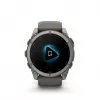 Garmin fenix 9 – 51 mm, titanio con cinturino in silicone Pebble Grey 010-04763-01