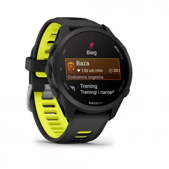 Garmin FORERUNNER 170 nero con cinturino nero/giallo ambra