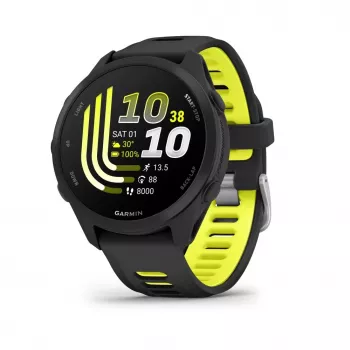 Garmin Forerunner 170 Music, nero con cinturino nero/giallo