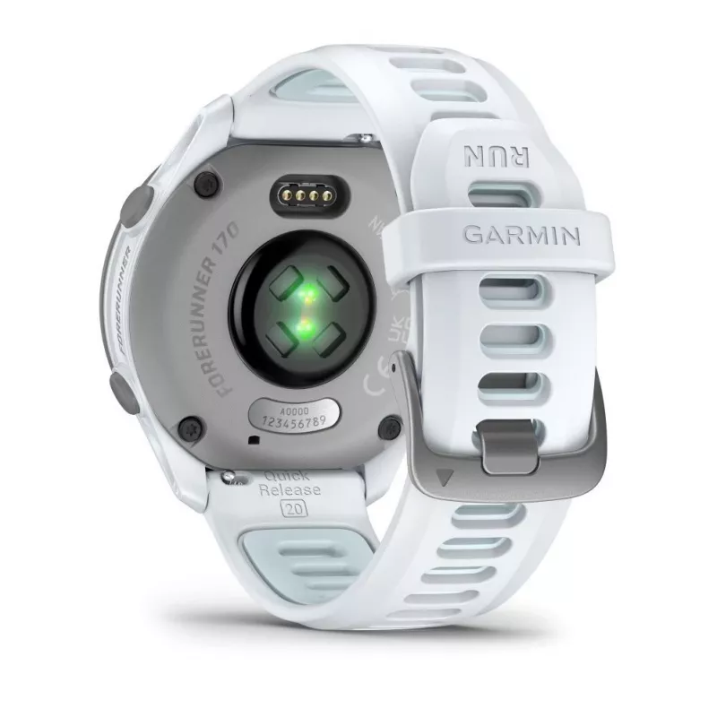 Garmin Forerunner 170 Music, Whitestone con cinturino Whitestone/Cloud Blue