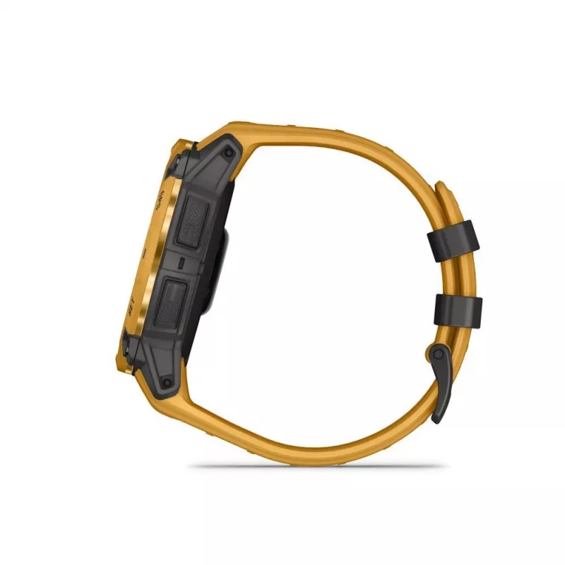Garmin Instinct 3 – 50 mm, Solar Sunburst con cinturino Sunburst/Grigio