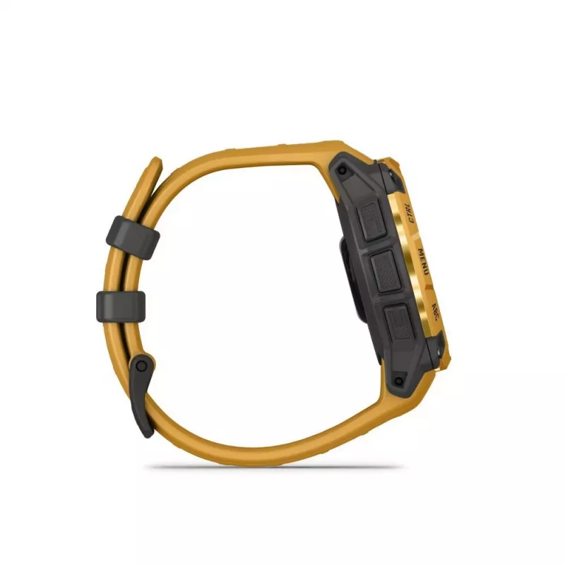Garmin Instinct 3 Solar 45mm GPS Smartwatch Sunburst con cinturino Sunburst/Grigio