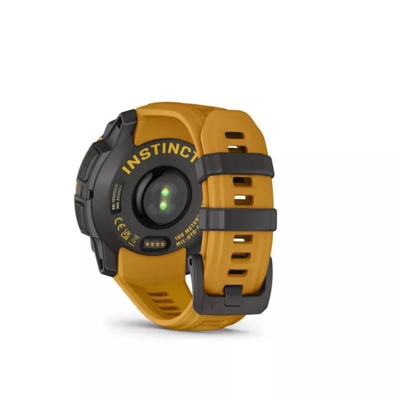 Garmin Instinct 3 Solar 45mm GPS Smartwatch Sunburst con cinturino Sunburst/Grigio