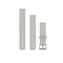 Cinturino in silicone Garmin Quick Release 18mm grigio salvia