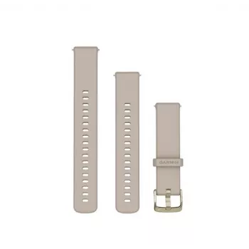 Garmin cinturino per orologio Quick Release (18 mm) grigio francese con chiusura oro chiaro