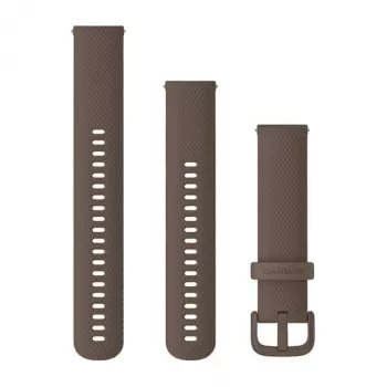 Garmin QuickFit 20 mm cinturino in silicone color marrone cacao