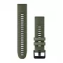 Garmin QuickFit 22mm cinturino in silicone verde scuro/grigio 010-13280-07
