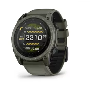 Garmin tactix 8 AMOLED smartwatch 51 mm Cerakote con calcolatore Applied Ballistics Ultralight, verde oliva