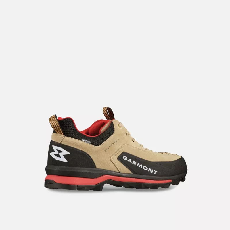 Garmont Dragontail WP scarpe da approach - Cornstalk Beige/Tomato Red - EU 46