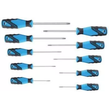 GEDORE set di cacciaviti Torx da officina, 10 pezzi, TX6-TX40, impugnatura a 2 componenti, DIN ISO 8764 1482335