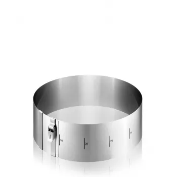 GEFU Anello per torte TONDO CLIP 10 cm