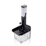 GEFU CORER snocciolatore per prugne con asta in acciaio inox, snocciolatore manuale per prugne, mirabelle e susine, impugnatura ergonomica, lavabile in lavastoviglie, bianco/grigio