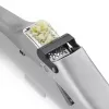 Spremiaglio GEFU GARLICO, spremiaglio in acciaio inox con punta pulente integrata, impugnatura ergonomica, lavabile in lavastoviglie, argento
