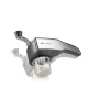 GEFU PECORINO Grattugia a mano e spiralizer, 3 tamburi per grattugiare, 2 inserti per spiralizzare, nero/argento, base a ventosa