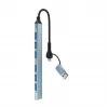 Gembird hub USB 3.2 Gen 2 a 7 porte - 6x USB-A 2.0 + 1x USB-A 3.2, argento