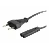 GEMBIRD Cablexpert PC-184-VDE cavo di alimentazione, C7, certificato VDE, nero, 1,8 m