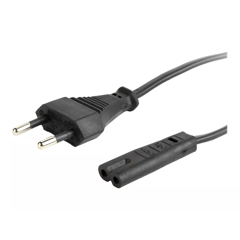 GEMBIRD Cablexpert PC-184-VDE cavo di alimentazione, C7, certificato VDE, nero, 1,8 m