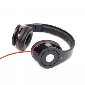 Gembird Detroit Headset over-ear con filo e microfono ad archetto, nero