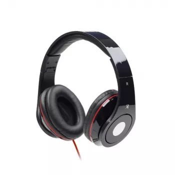Gembird Detroit Headset over-ear con filo e microfono ad archetto, nero