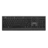 Gembird KB-MCH-06-CYRL tastiera multimediale filare sottile con adattatore Type-C, layout cirillico, nero