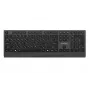 Gembird KB-MCH-06-CYRL tastiera multimediale filare sottile con adattatore Type-C, layout cirillico, nero