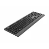 Gembird KB-MCH-06 tastiera multimediale slim con filo con adattatore Type-C, layout US, nero