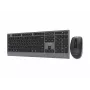 Gembird KBS-WPS-02-CYRL set tastiera e mouse wireless dual-mode, 2.4G + Bluetooth, layout russo cirillico, nero
