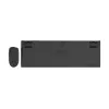 Gembird KBS-WPS-02 set desktop wireless slim dual-mode, 2.4GHz + Bluetooth, layout US (tastiera e mouse)