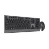 Gembird KBS-WPS-02 set desktop wireless slim dual-mode, 2.4GHz + Bluetooth, layout US (tastiera e mouse)