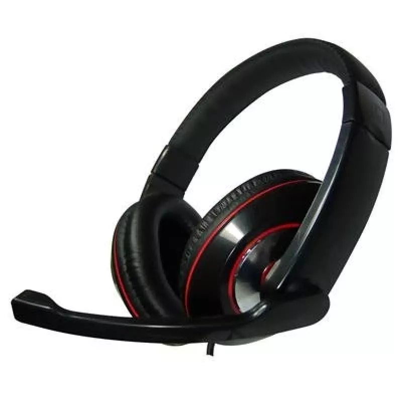 Gembird MHS-001 headset stereo con regolazione del volume, con filo, over-ear, nero